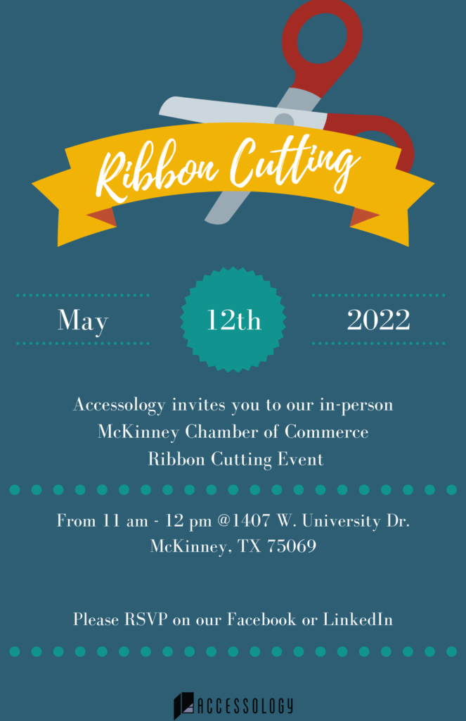 Accessology Ribbon Cutting Flyer